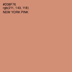 #D38F76 - New York Pink Color Image