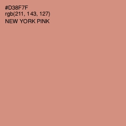 #D38F7F - New York Pink Color Image