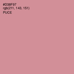 #D38F97 - Puce Color Image