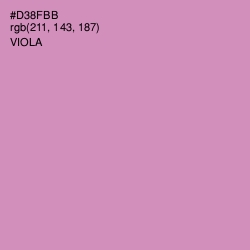 #D38FBB - Viola Color Image