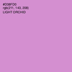#D38FD0 - Light Orchid Color Image