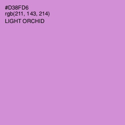 #D38FD6 - Light Orchid Color Image