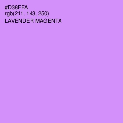 #D38FFA - Lavender Magenta Color Image