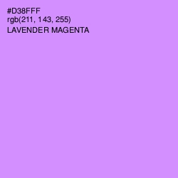 #D38FFF - Lavender Magenta Color Image