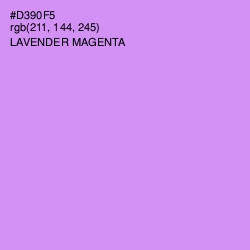 #D390F5 - Lavender Magenta Color Image