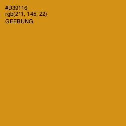 #D39116 - Geebung Color Image