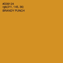 #D39124 - Brandy Punch Color Image