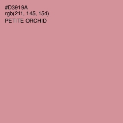 #D3919A - Petite Orchid Color Image