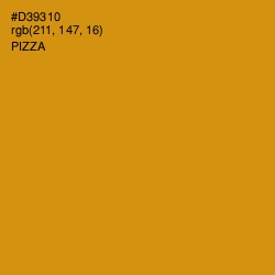 #D39310 - Pizza Color Image