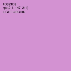 #D393D3 - Light Orchid Color Image