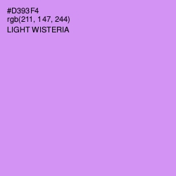 #D393F4 - Light Wisteria Color Image