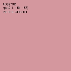 #D3979D - Petite Orchid Color Image