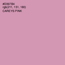 #D397B4 - Careys Pink Color Image