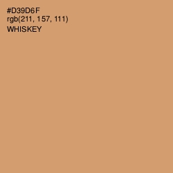 #D39D6F - Whiskey Color Image