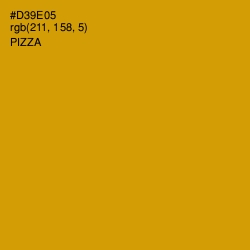 #D39E05 - Pizza Color Image