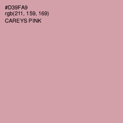 #D39FA9 - Careys Pink Color Image