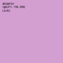 #D39FD1 - Lilac Color Image