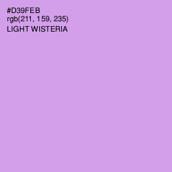 #D39FEB - Light Wisteria Color Image