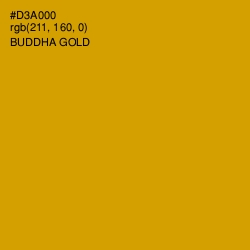 #D3A000 - Buddha Gold Color Image