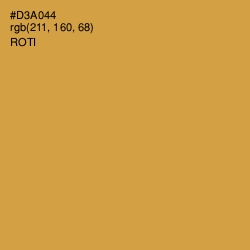 #D3A044 - Roti Color Image