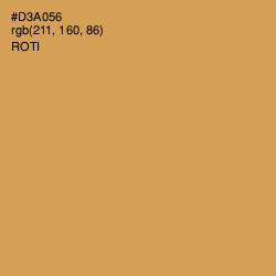 #D3A056 - Roti Color Image