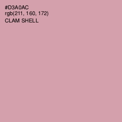 #D3A0AC - Clam Shell Color Image