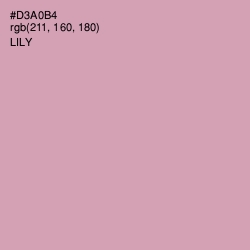 #D3A0B4 - Lily Color Image