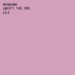 #D3A0B9 - Lily Color Image
