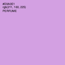 #D3A0E1 - Perfume Color Image