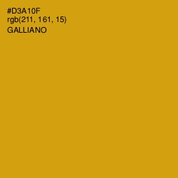 #D3A10F - Galliano Color Image