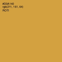 #D3A140 - Roti Color Image