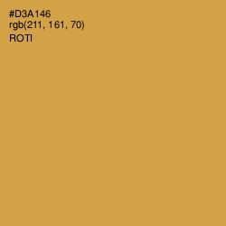 #D3A146 - Roti Color Image