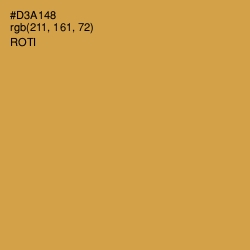#D3A148 - Roti Color Image