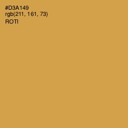 #D3A149 - Roti Color Image