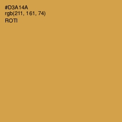 #D3A14A - Roti Color Image