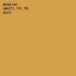 #D3A14C - Roti Color Image