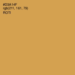 #D3A14F - Roti Color Image