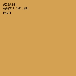 #D3A151 - Roti Color Image