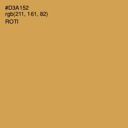 #D3A152 - Roti Color Image