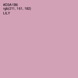 #D3A1B6 - Lily Color Image