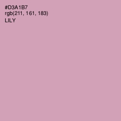 #D3A1B7 - Lily Color Image