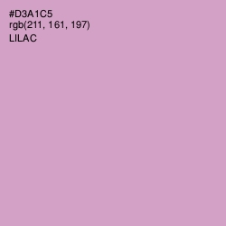 #D3A1C5 - Lilac Color Image