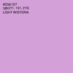 #D3A1D7 - Light Wisteria Color Image