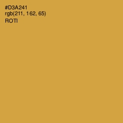 #D3A241 - Roti Color Image