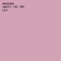 #D3A2B4 - Lily Color Image