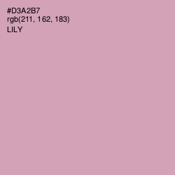 #D3A2B7 - Lily Color Image