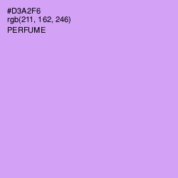 #D3A2F6 - Perfume Color Image