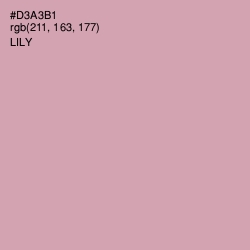 #D3A3B1 - Lily Color Image
