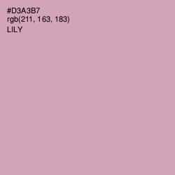 #D3A3B7 - Lily Color Image