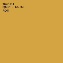 #D3A441 - Roti Color Image